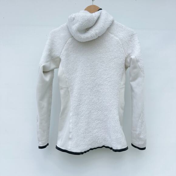 Patagonia Women’s Full Zip Fleece Hoodie White Extra Small XS R3 Hoody - Picture 3 of 9